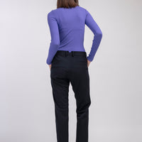'HELLO' / Slim Fit Pants • Navy