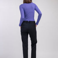 'HELLO' / Slim Fit Pants • Navy
