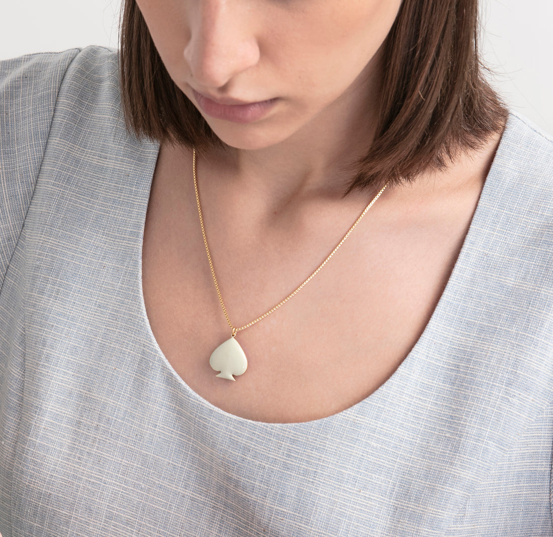 Destiny Necklace • Stone & Pea Green