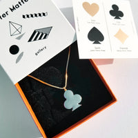 Luck Necklace • Stone & Pea Green