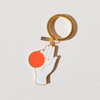 Chance Keychain • White