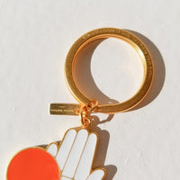 Chance Keychain • White