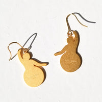 Bauhaus Ballet Earrings • Purple & Mint