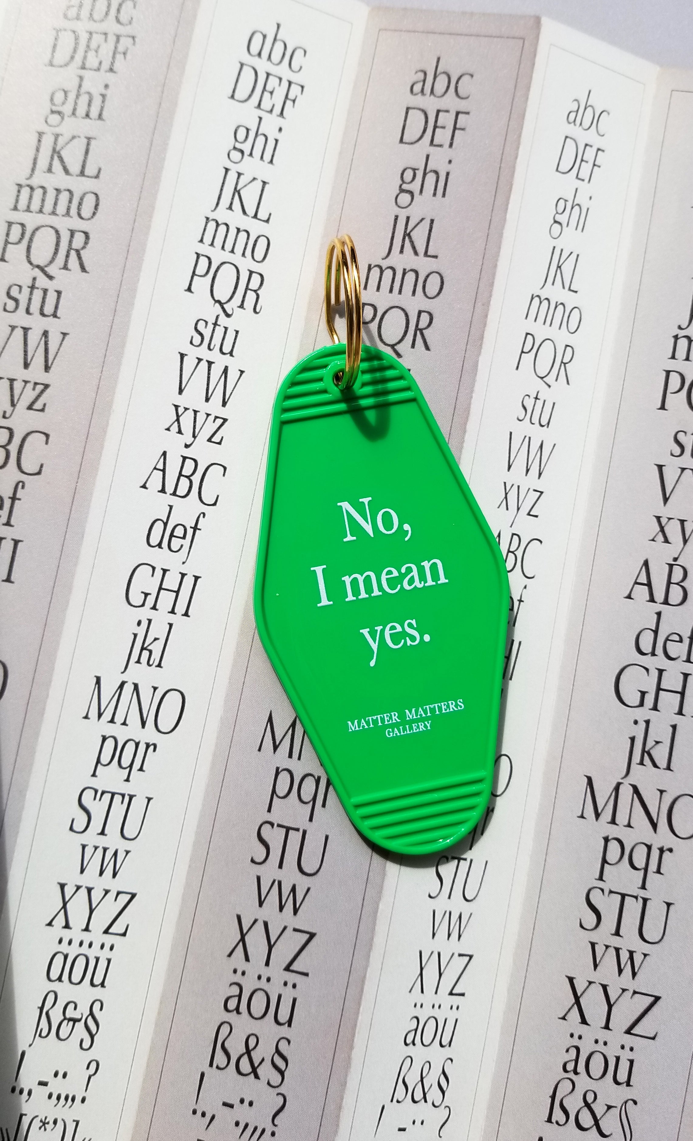 MMG Keyring • Green • Yes, – Matter Matters
