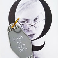 MMG Keyring • Grey • I won't tell if you don't.