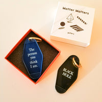 MMG Keyring • Black • BLACK HOLE