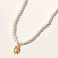 Chance Pearl Necklace •  Gold / Pearl