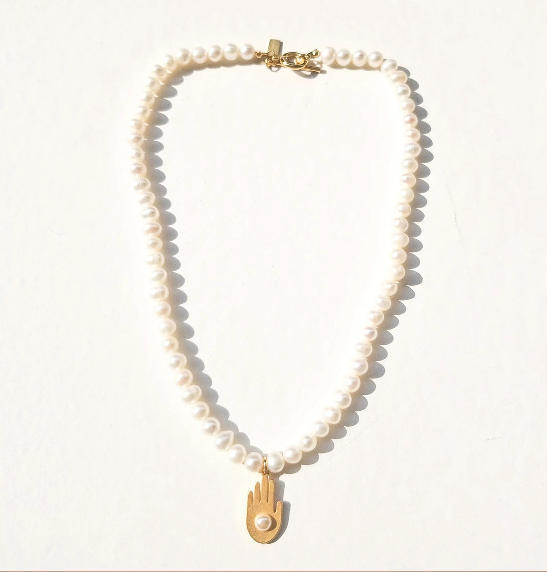 Chance Pearl Necklace •  Gold / Pearl