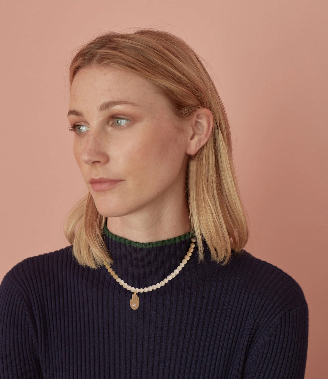 Chance Pearl Necklace •  Gold / Pearl