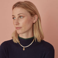 Chance Pearl Necklace •  Gold / Pearl