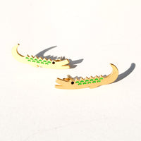 Crocodile Brothers Earrings