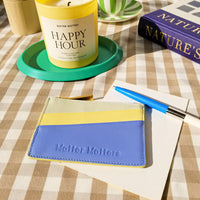 'Unlimited Funds' Zipped Card Holder • Yellow