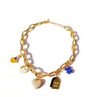 Speak Your Mind / Charms Necklace • Royal Blue