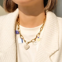 Speak Your Mind / Charms Necklace • Orange