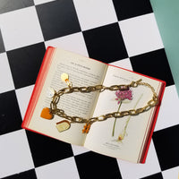 Speak Your Mind / Charms Necklace • Orange