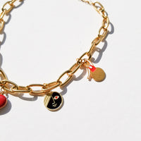 Speak Your Mind / Charms Necklace • Red