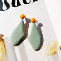 Lima Earrings • Pea Green