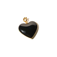 Set Your Heart Pendant • Black & Green