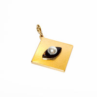 Diamond Eye Pendant • Gold