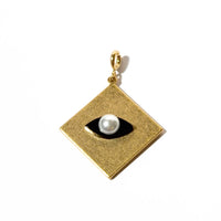 Diamond Eye Pendant • Gold