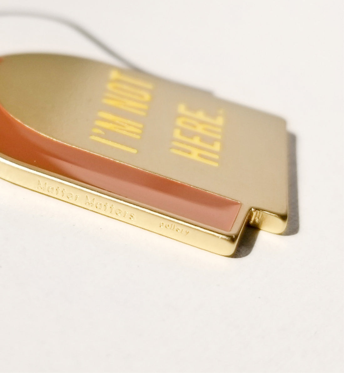 I'm Not Here / Reversible Necklace • Purple