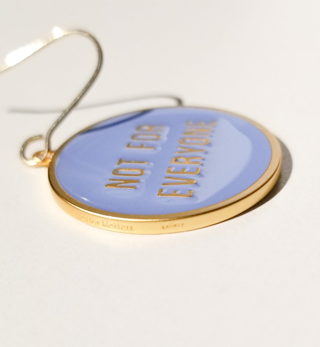 Not for Everyone / Earrings • Light Blue & Yellow