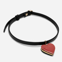 Andres Gallardo / Heart Bi Leather Choker