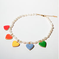 Set Your Heart Pendant • Orange & Yellow