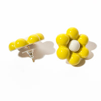 Andres Gallardo / Flower Balloon Earrings Yellow