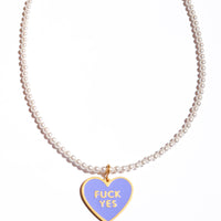 Dainty Crystal Pearl Necklace