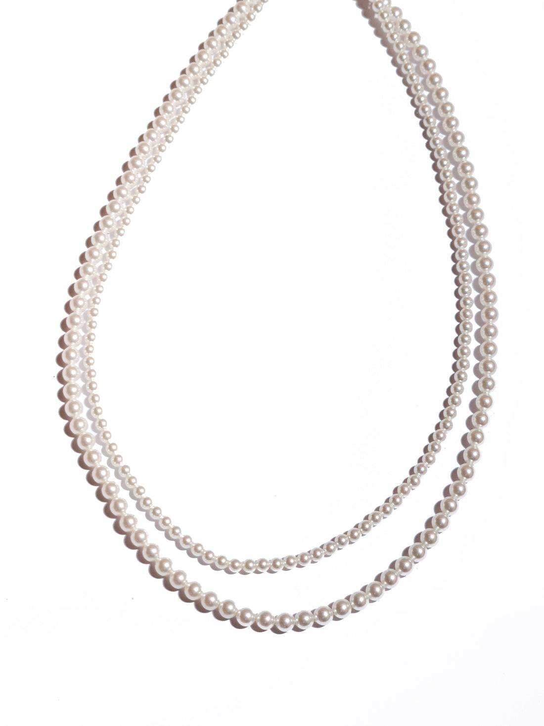 Dainty Crystal Pearl Necklace
