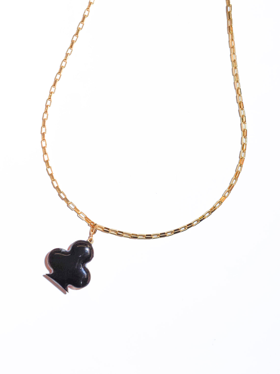 Luck Pendant • Black & Maroon