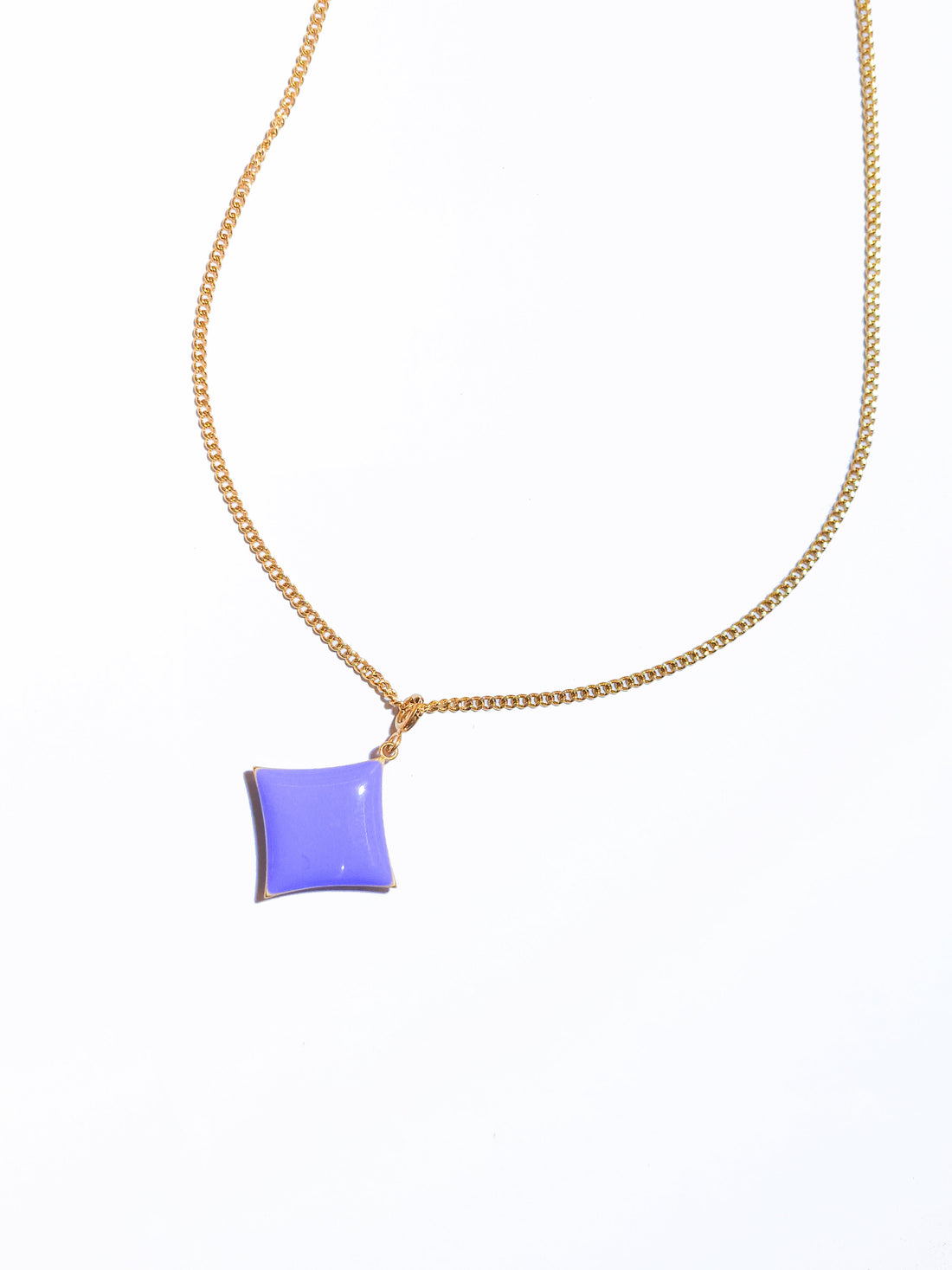 Diamond Pendant • Spring Lilac & Royal Blue