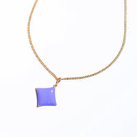 Diamond Pendant • Spring Lilac & Royal Blue