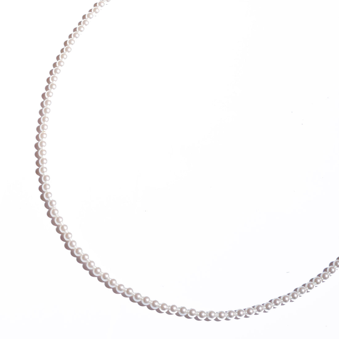 Dainty Crystal Pearl Necklace