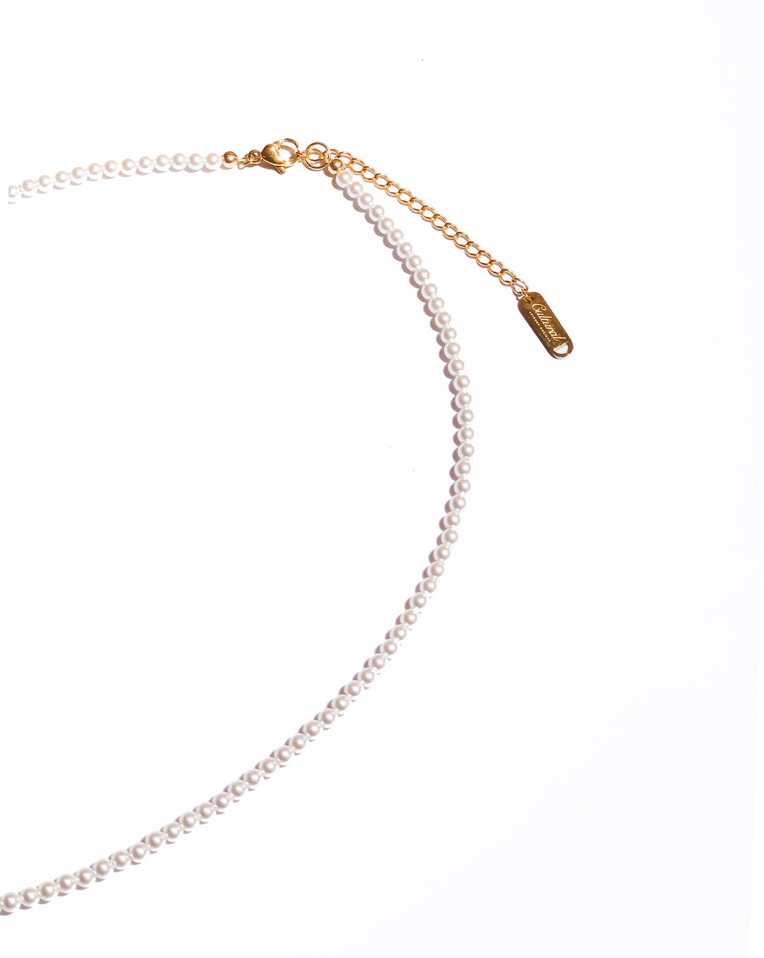 Dainty Crystal Pearl Necklace