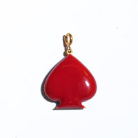 Destiny Pendant • Black & Maroon