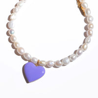 Love Pendant • Spring Lilac & Royal Blue