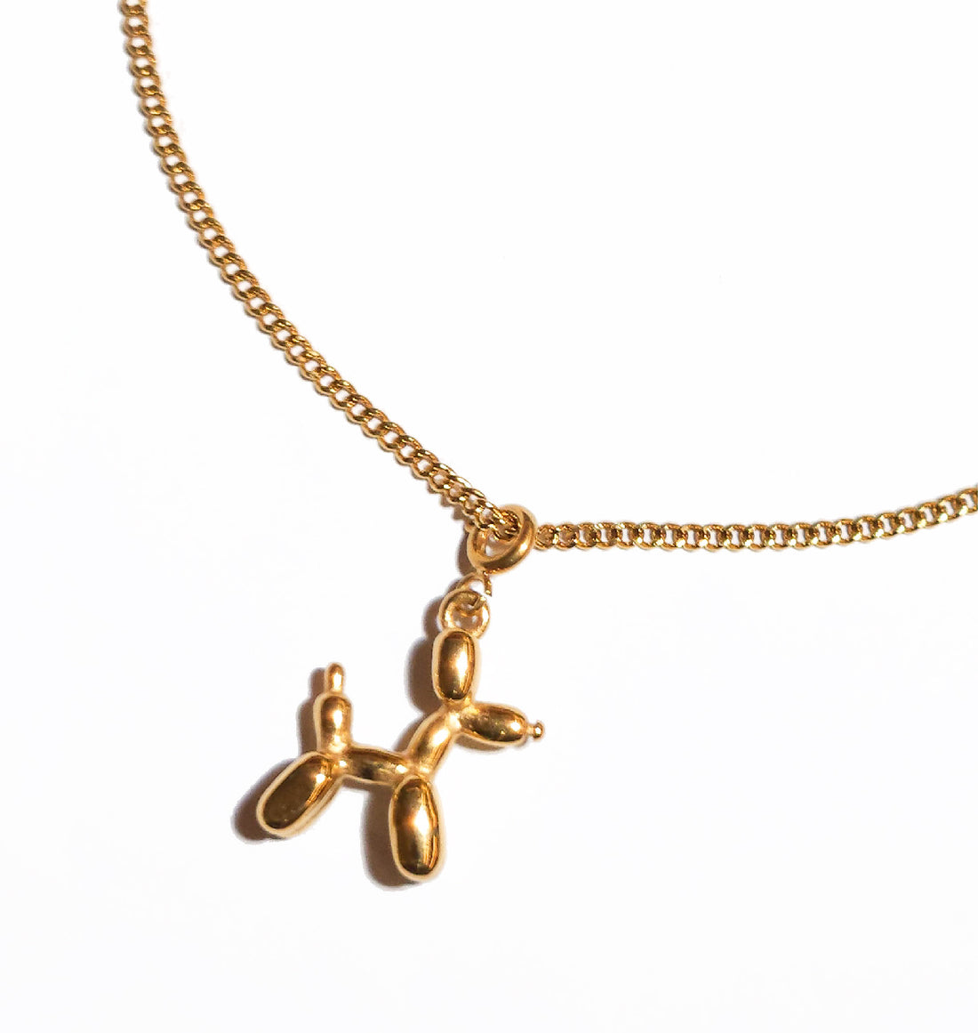 Jeff Balloon Dog Pendant • Gold