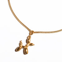 Jeff Balloon Dog Pendant • Gold