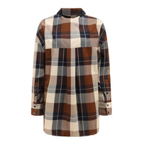 Note to Self / Tartan Plaid Shirt • Brown