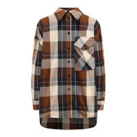 Note to Self / Tartan Plaid Shirt • Brown