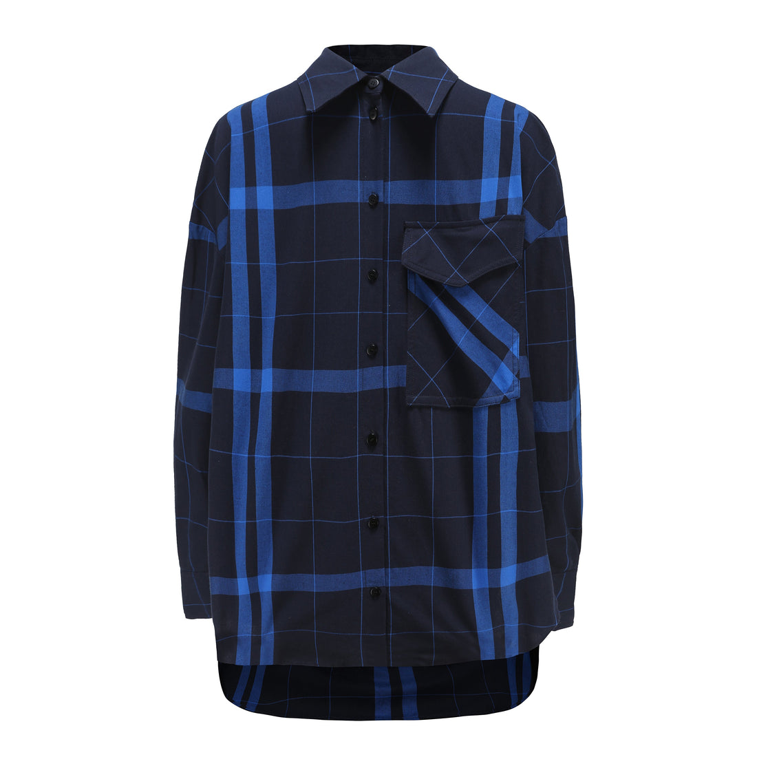 Note to Self / Tartan Plaid Shirt • Navy