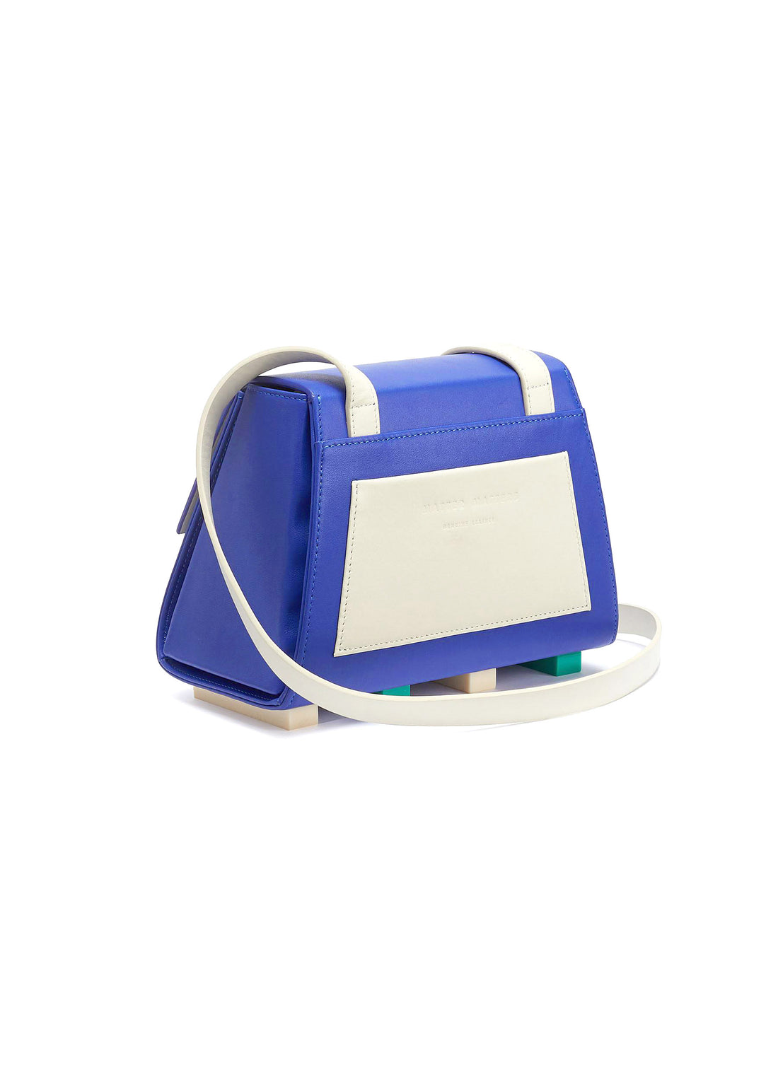 Trapezoid Shoulder Bag • Electric Blue