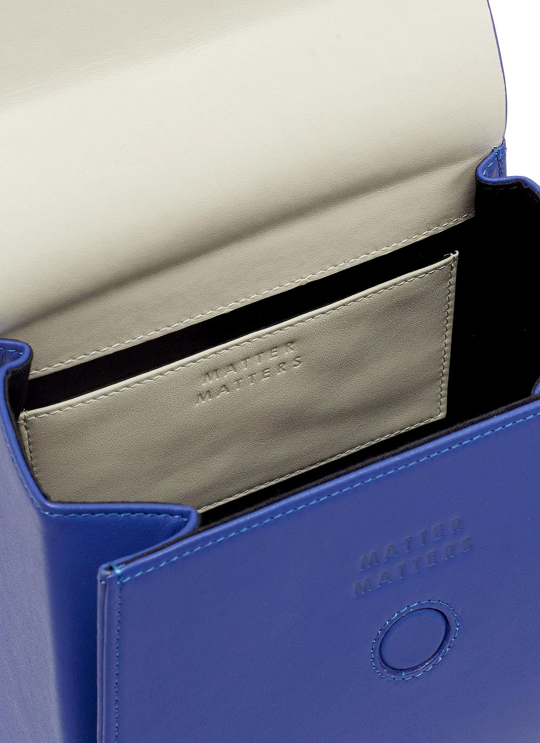 Trapezoid Shoulder Bag • Electric Blue
