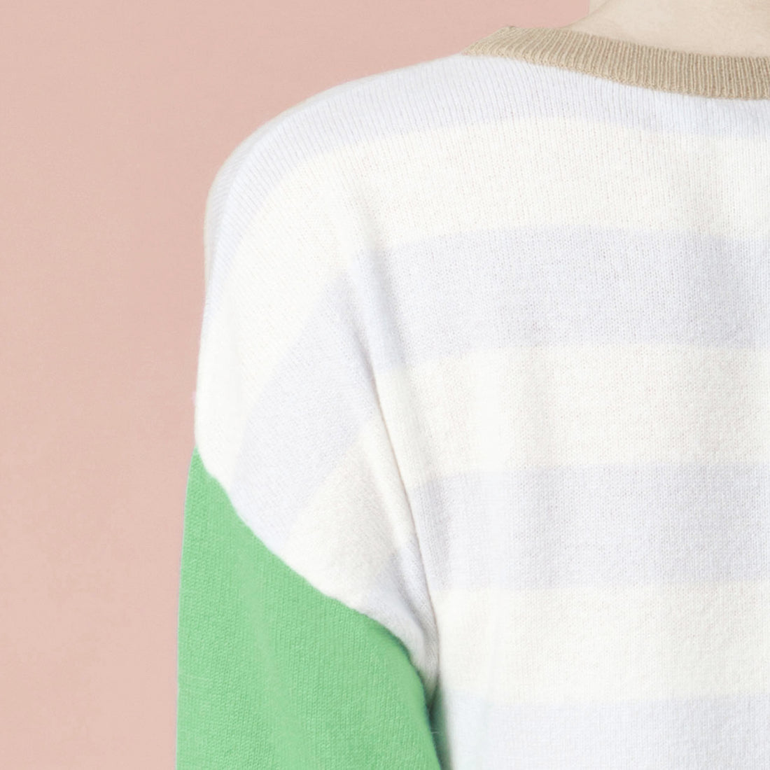 Opposite Ends / Wool Cashmere-Blend Sweater • Red/ Green
