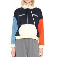 Stoic / Colour-block Hoodies • Navy