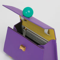 Mini Trapezoid Belt & Shoulder Bag • Purple