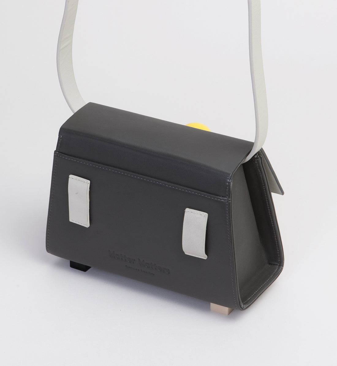 Mini Trapezoid Belt & Shoulder Bag • Charcoal