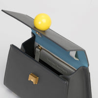 Mini Trapezoid Belt & Shoulder Bag • Charcoal